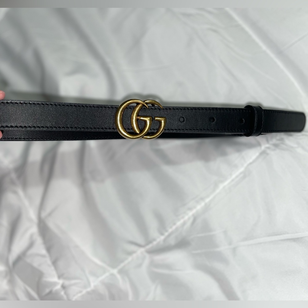 GUCCI GG Marmont thin belt